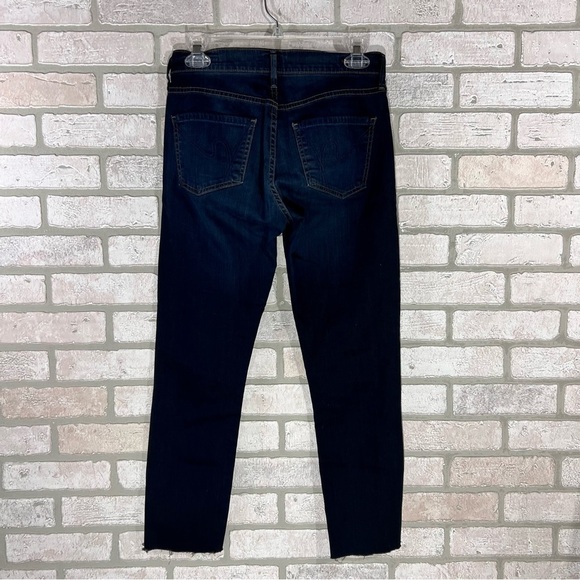 Citizens of Humanity Thompson Medium Rise Cropped Raw Hem Skinny Jeans Size 26 - Picture 7 of 12